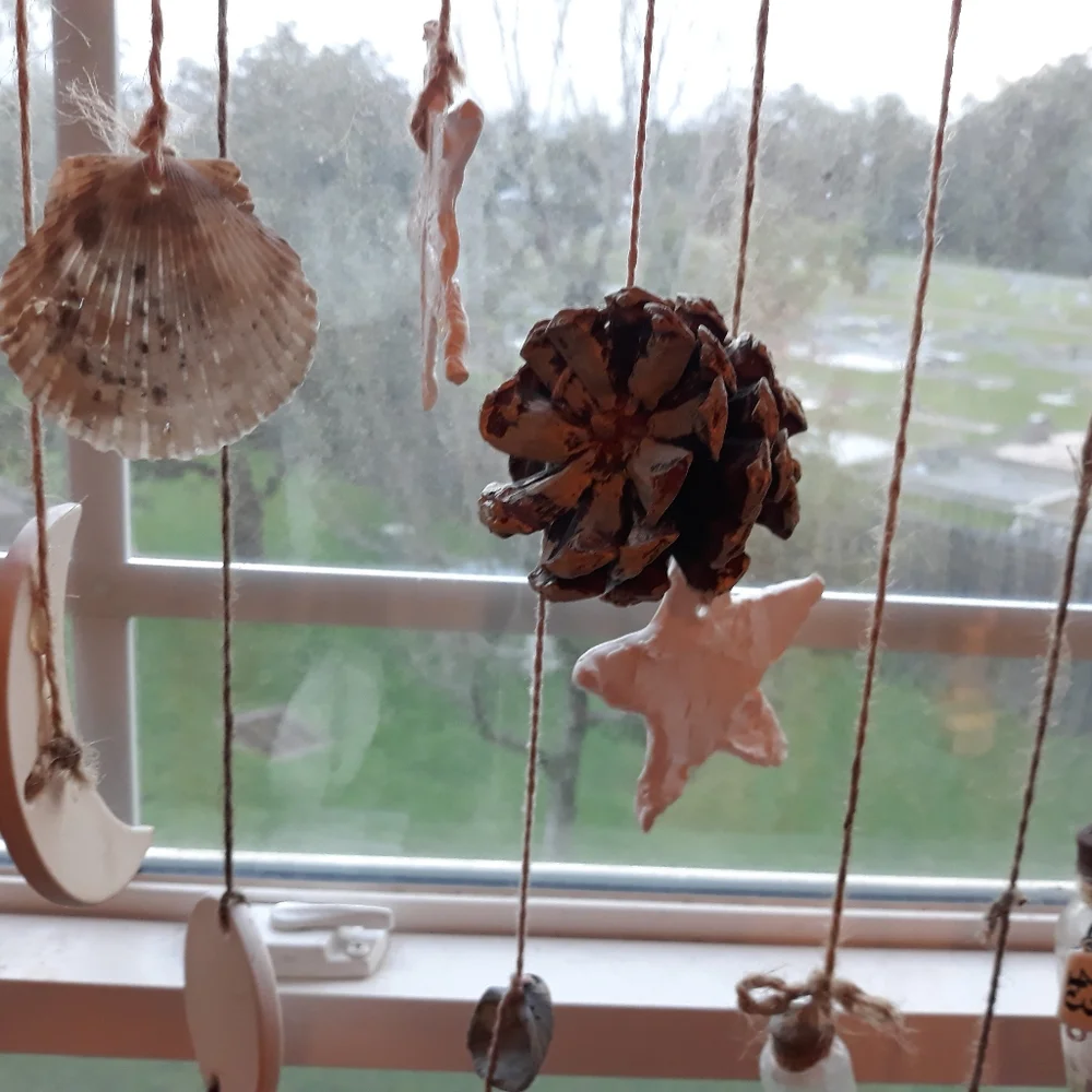 Driftwood wind chime